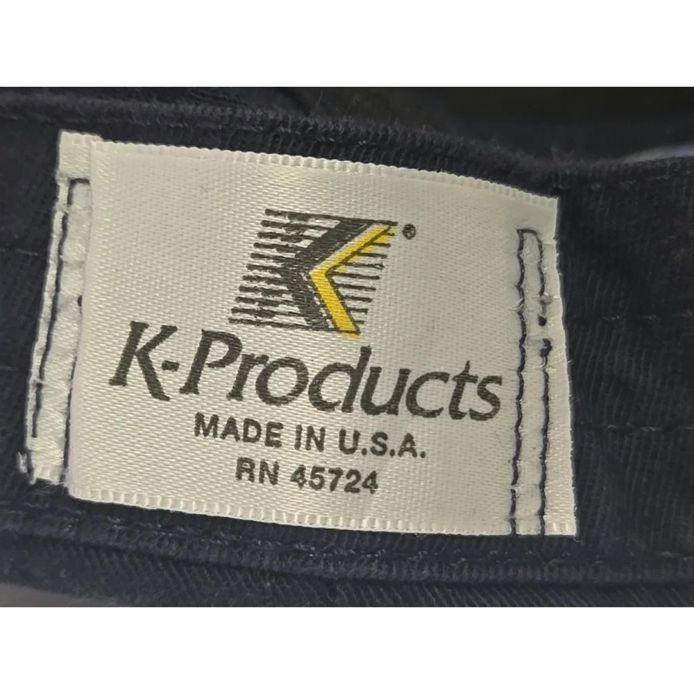 NWT Vtg 90s CBS Sports Hat K-Products Made In USA Navy‎ White Deadstock Cap